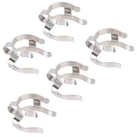 Funchem 976403640447 Metal Joint Clips 5 Pcs Keck Clamp 19 Mm Clip #19 For Lab