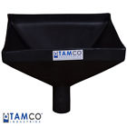 Funnel12sqrblk Tamco Industries Square Black Funnel With Od Spout