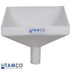 Funnel12sqrnat Tamco Industries Square Natural Funnel With Od Spout