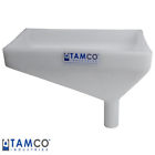 Funnel12x8ofnat Tamco Industries Rectangular Natural Funnel With Od Offset Spout