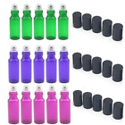 Gb3s15p Sunreek Glass Refillable Bottles With Stainless Steel Roller 737590314315