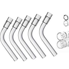 Nb453 Gbcjvbr 5 Pack Glass Tube Stem 110mm Curved Steam Chemistry Air Drying