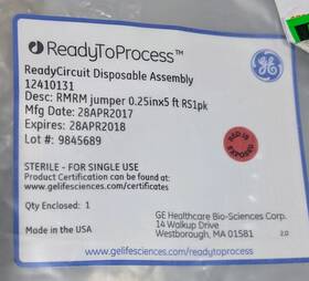 12410131 Ge Readycircuit Rmrm Jumper 0.25 Inch X 5 Ft Rs1pk -