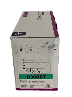F171401 Gilson 864 Diamond 300ul D300st Pipet Tips 9x 96/tipacks