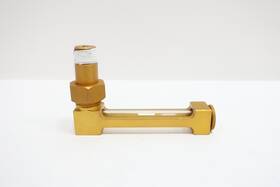 1500-432 Gits 15432 Liquid Level Sight Glass Vertical Brass 1/2in Pipe