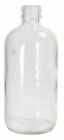 Gla-00810 Qorpak Narrow Mouth Boston Round Bottle Sampling Glass Clear Pk