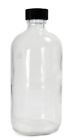 Glc-01104 Qorpak Clear Glass Boston Round Bottle Pack Of Glc-01104 Qorpak Clear Glass Boston Round Bottle Pack Of