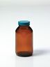 Glc-02286 Qorpak Wide Mouth Round Safety Coated Bottle Sampling Glass Amber