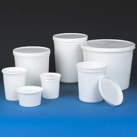 271016w Globe Scientific Container 16 Oz. 500ml Hdpe Pk100