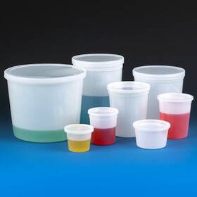 271064 Globe Scientific Container 64 Oz. 2000ml Hdpe Pk50