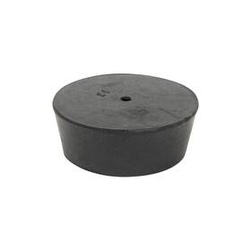 14-1h Grainger Approved Stopper 75mm/90mm Dia 39mm H Rubber Blk Pk 6
