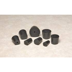 Rst4-h Grainger Approved Stopper Sz 4 20 Mm Bdia Black Pk28 8dhz3