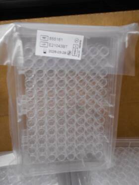26trays Greiner 655161 96w Clear Flat Bottom 2trays/package Lot Of 13packages