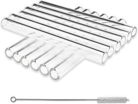 Gtysmox 736482567440 12 Pcs 5 Inches Borosilicate Glass Tubes 12mm Diameter 2mm