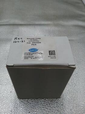 2084900 Hach Box Of 5 Sample Cells For Ratio Turbidimeter Open Contains 5/6