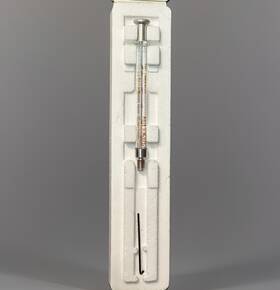 1705cx Hamilton New / 80962 50 L Gastight Syringe 1/4-28 Threads