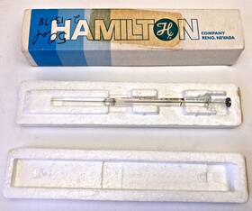 702-n Hamilton 80400 Vtg #80400 Syringe 50ml Chemistry Lab Glassware Collectors