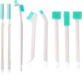 A-comb-8s Haniforever Hf-2541 Small Cleaning Brushes For Household Green Blue White