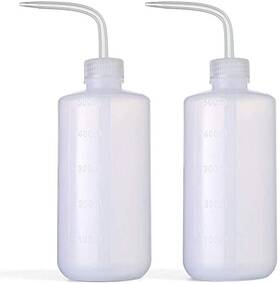 Hatonseyan 647354783786 2pcs 500ml/17oz Safety Wash Bottle - Green Plastic Squeeze For Medical
