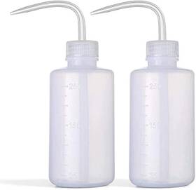 Hatonseyan 647354784073 Wash Bottles - 2pcs 250ml Safety Watering Tools 2x250ml White