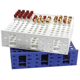 120113 Heathrow Scientific Test Tube Rack Polypropylene White