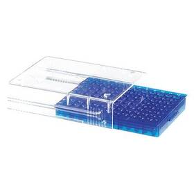 120539 Heathrow Scientific Low Temp Pcr Rack 96 Well Blue Pk5