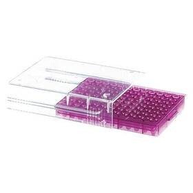 120541 Heathrow Scientific Low Temp Pcr Rack 96 Well Purple Pk5