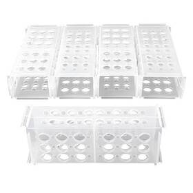 120687 Heathrow Scientific Clinical 4-way Rack Natural Pk5 Pk 5