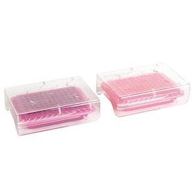 120727 Heathrow Scientific Pcr Cooler 96 Well Pink/purple Pk2