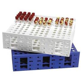Hs120114 Heathrow Scientific Test Tube Rack Polypropylene Blue