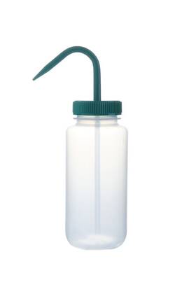 Hs120248 Heathrow Scientific Wash Bottles Wide Mouth 500ml Green Pack Of 6