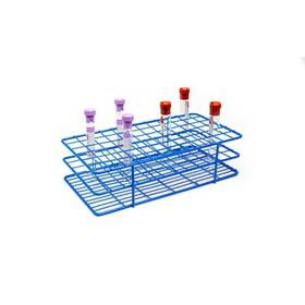 Hs23072 Heathrow Scientific Hdpe Coated Wire Tube Rack 16 Mm 6 X 12