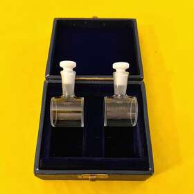 14-385-932d Hellma Two Fisher Cylindrical Cells By - 20mm Lightpath 6.3ml