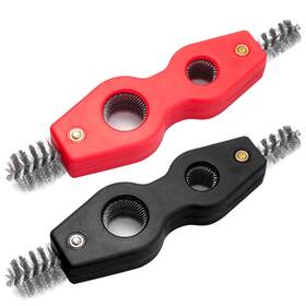 Hordion Zc202406253009 2 Pcs 4 In 1 Copper Pipe Cleaner 1/2 And 3/4 Inch Plumbing Brush Tool Set