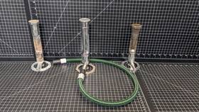 1201-21 Humboldt H-5810 3x Lot Fisher Gas Bunsen Burner 6200.1 Lab Chemistry Pyrex
