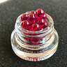 Idg-qtb-6mm Ruby Pearls Pack Beads Balls Uv Reactive