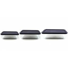 248927 Instant Brands Glass Staining Dish With Lid Combo 3/pk 3pk