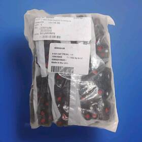 806550-08 J.g. Finneran Black Borosilicate Glass Top Hat Closure Red Ptfe/sil Septa 1000pk