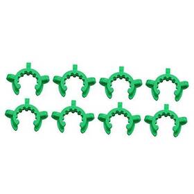 Keckclip-24mm-r8 Jcbiz 8pcs 24mm Keck Clips Green #24 Plastic Lab Clamps For 24/29 24/40 Joint