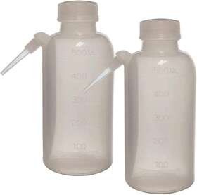 281f2 Karter Scientific 500ml Unitary Wash Bottles Wide Mouth Molded Graduations Ldpe Pack Of 2