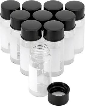 Blp020 Kesell 50-pack 10ml Clear Glass Vials - Borosilicate Graduated Blp020 Kesell 50-pack 10ml Clear Glass Vials - Borosilicate Graduated