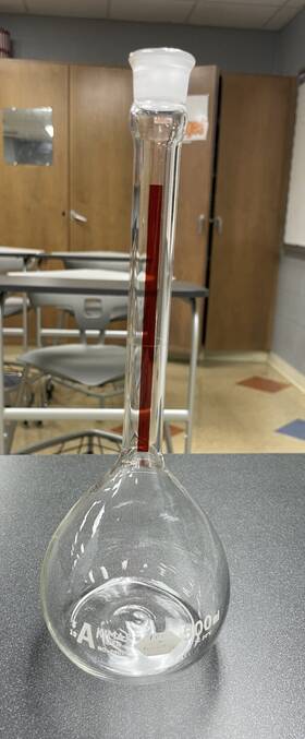 28013 Kimax 500 Ml Usa Long Neck Volumetric Flask No