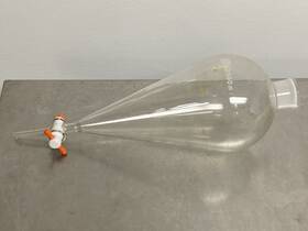 29049f-2000 Kimax Squibb Pear-shaped Separatory Funnel 2l 2000ml Pre-owned