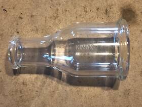 6315-1568 Kimax Nos I/o Schott 3/4 Inch X1.5 Reducer Glass Drainline Pipe Usa