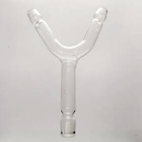 Cg-4024-01 Kimax 50112 Glass Y Connector Tube 15mm Hose Connection Adapter Cg-4024-01 Kimax 50112 Glass Y Connector Tube 15mm Hose Connection Adapter