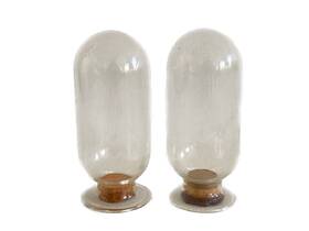 15107-4 Kimax Kimble Dwk 2 4oz Glass Specimen And Museum Display Bottle Jar 117mm H X 50mm Od 15107