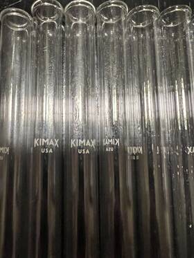 17800j-11300 Kimble Lot Of 10 Kimbal Kimax 17800-j Glass Chromatography Column 11 X 300mm