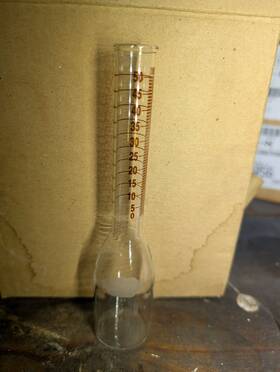 2015s-50 Kimble Babcock Test Bottles Cat # 50% Cream Box Of 12