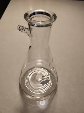 27060-1000 Kimble Case Of 6 27060 Heavy Wall Filter Flask Side Arm Tubulation No. 9 Nos