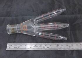 288200-0000 Kimble Kontes Cow Type Distillation Receiver Four 3ml Tubes #288200-0000